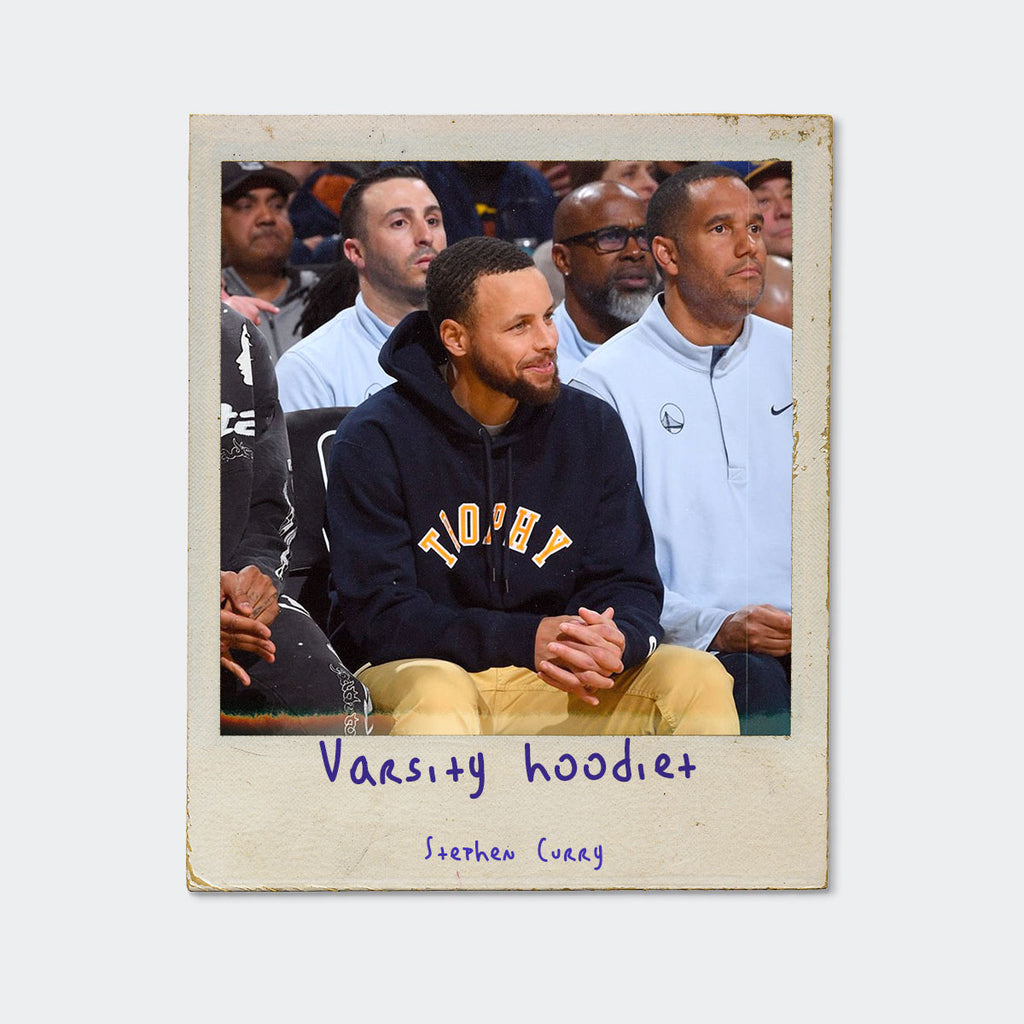 Stephen Curry Spotted in The Varsity Hoodie