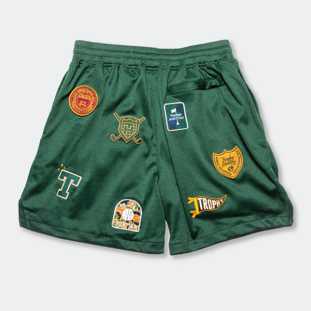 Basketball Short With Badges