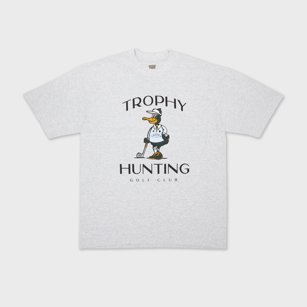 BRANDON GOLF TEE - GREY HEATHER