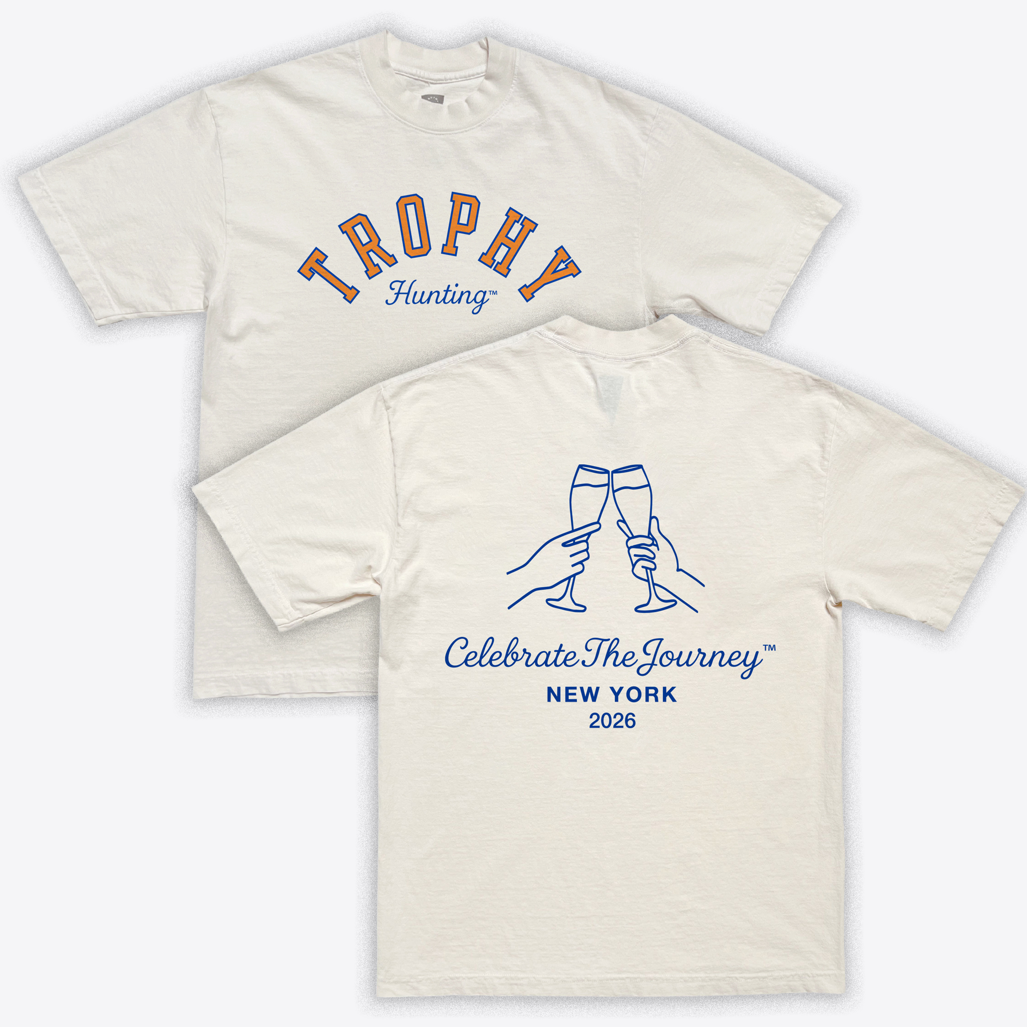 TROPHY HUNTING NYC TEE - CREAM – TROPHY HUNTING®