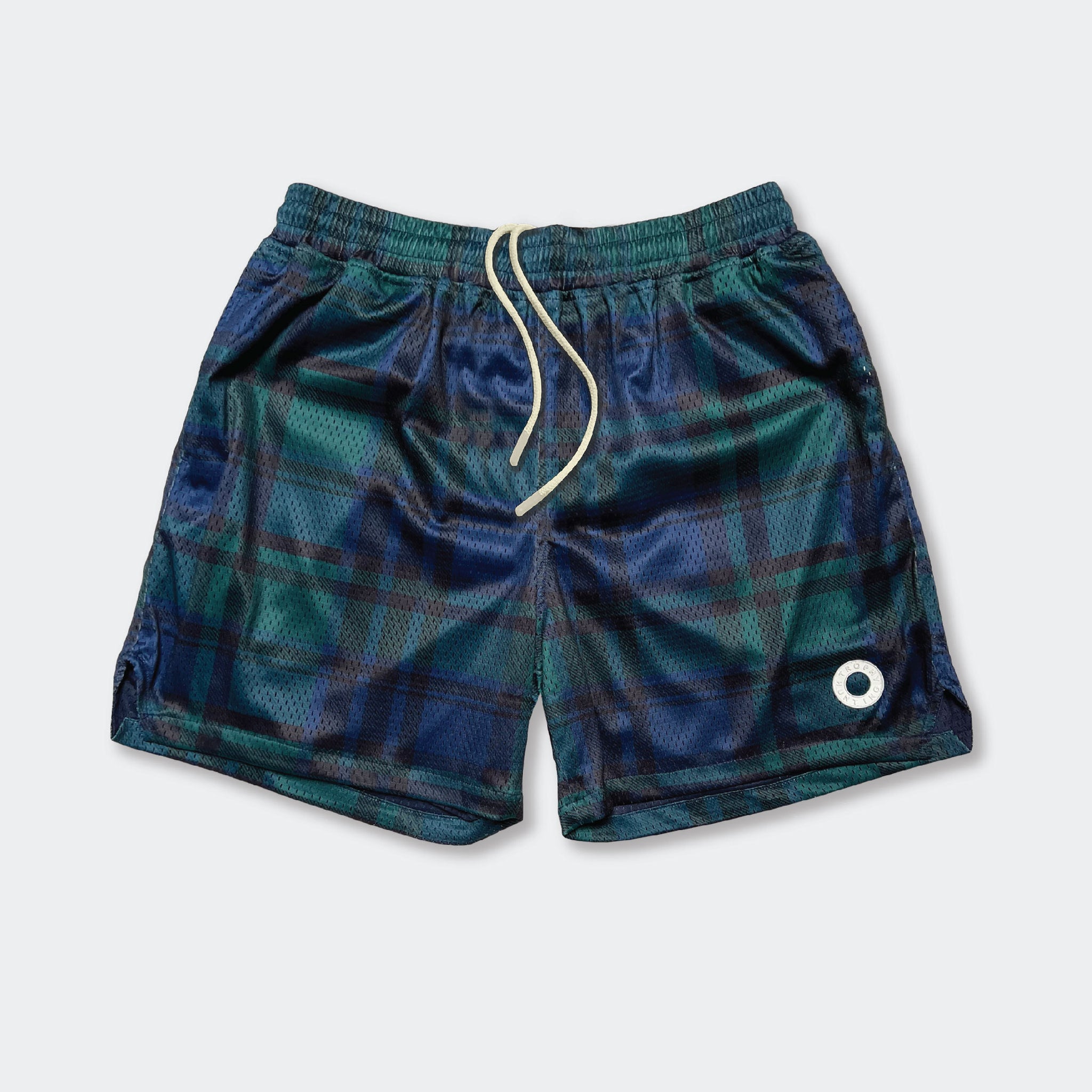 GAME CHANGER SHORTS - BLACK WATCH PLAID – TROPHY HUNTING®