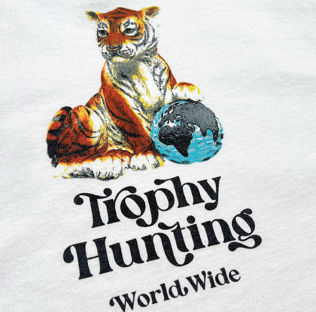 TIGER WORLD LS TEE - WHITE