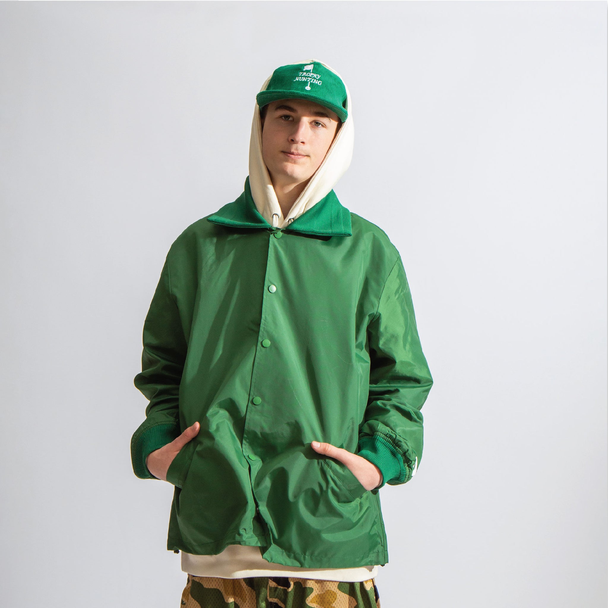 VINTAGE COACHES JACKET- FOREST – TROPHY HUNTING®